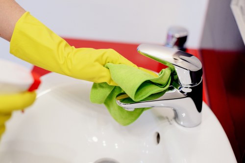 Professional cleaners in Pimlico working in a residential property
