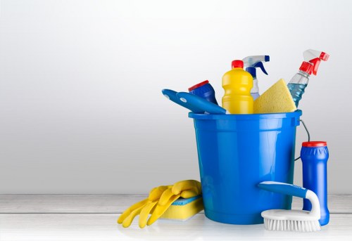 A cleaner restoring a tidy and hygienic living space in Pimlico