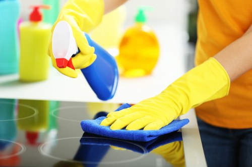 Professional office cleaning services in Pimlico for desks and meeting rooms